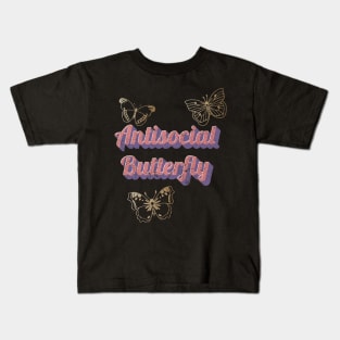 Antisocial Butterfly Kids T-Shirt